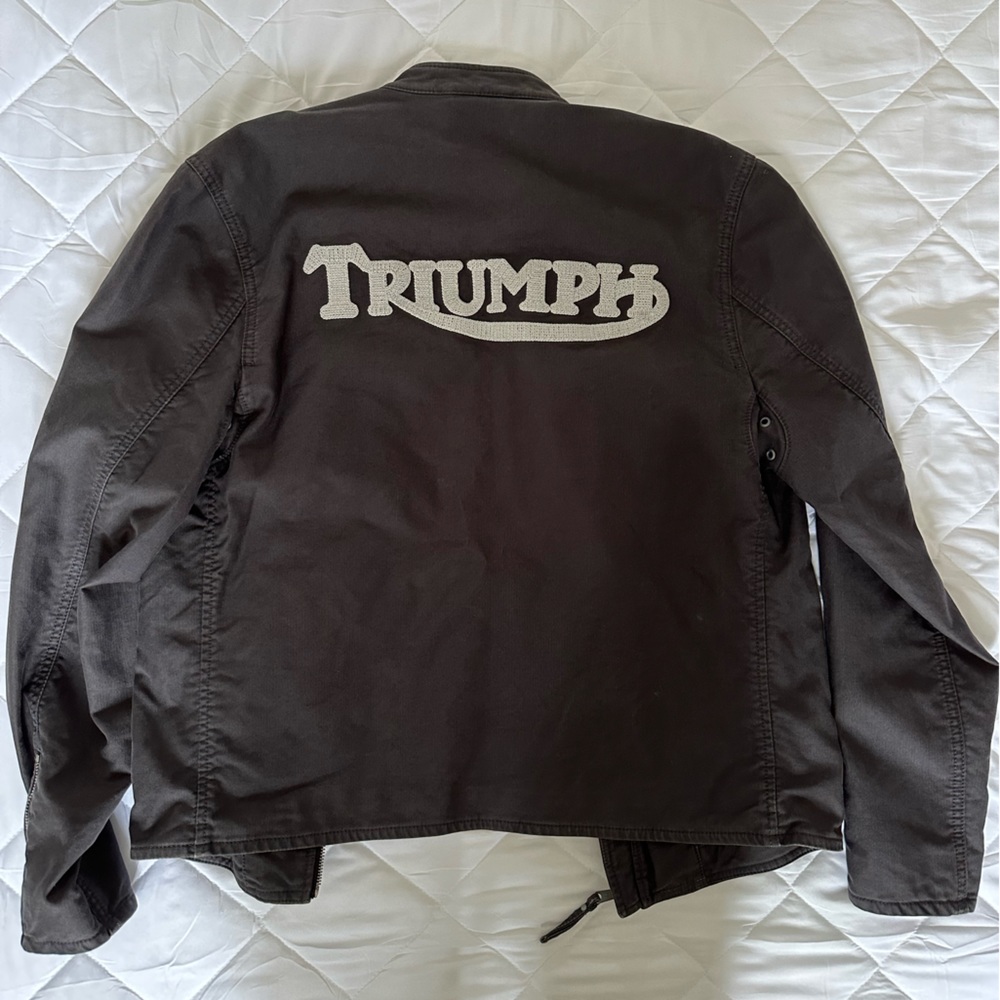 Triumph Motorcycles Riding Jacket - grey- size M